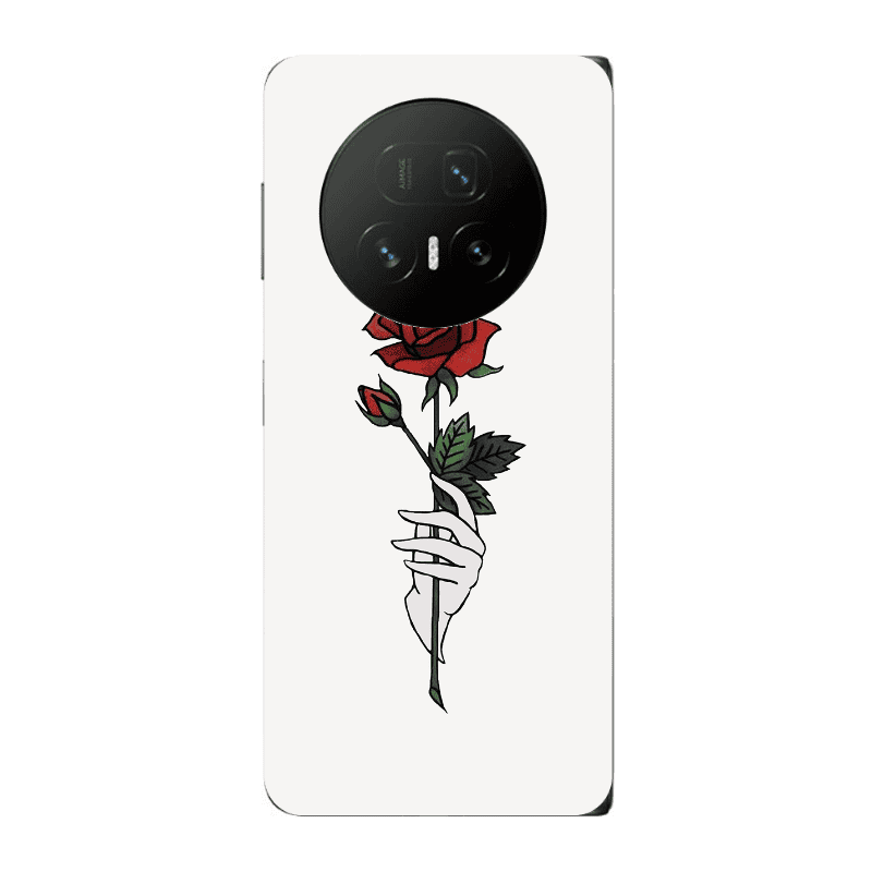 Honor Magic V5 Rose in hand Transparent Silicone TPU Θήκη